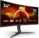 AOC CU34G2XP 34" 3440x1440 UWQHD 180Hz Gaming Monitor