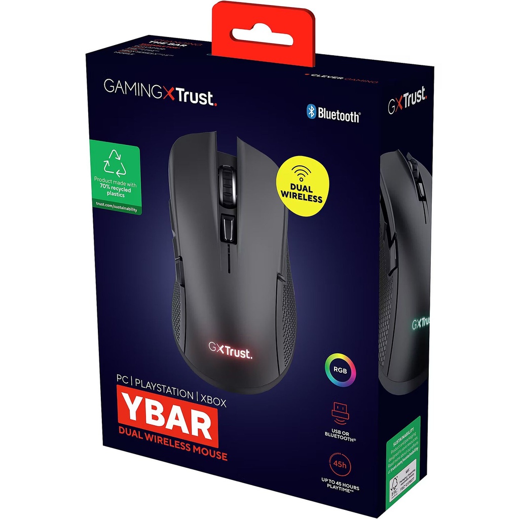 Trust GXT931 YBAR Wireless Black