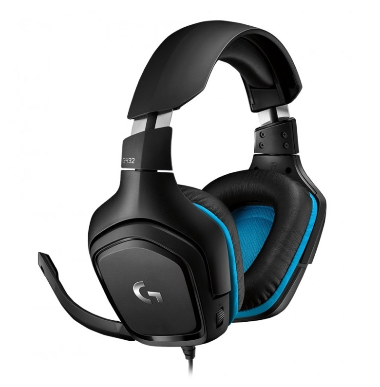 [981-000770] Logitech G432 7.1 Surround Sound Gaming Headset 