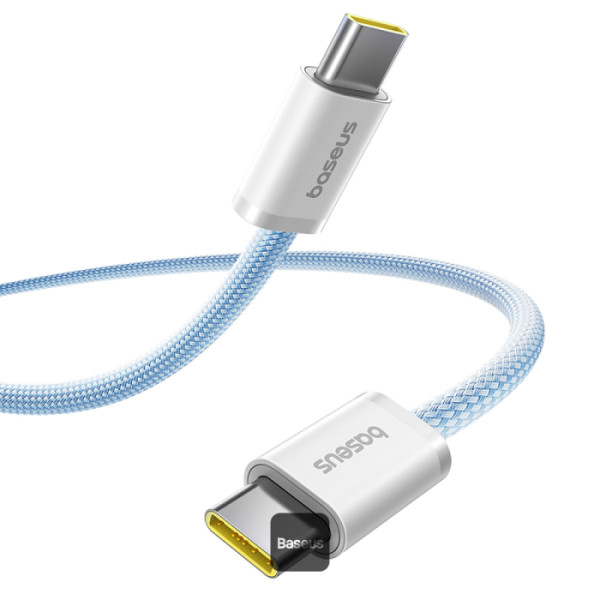 [P10381400311-01] Baseus - Data Cable Dynamic 4 Series (P10381400311-01) - Type-C, Fast Charge, 100W, 480Mbps, Smart Chip, 2m - Blue