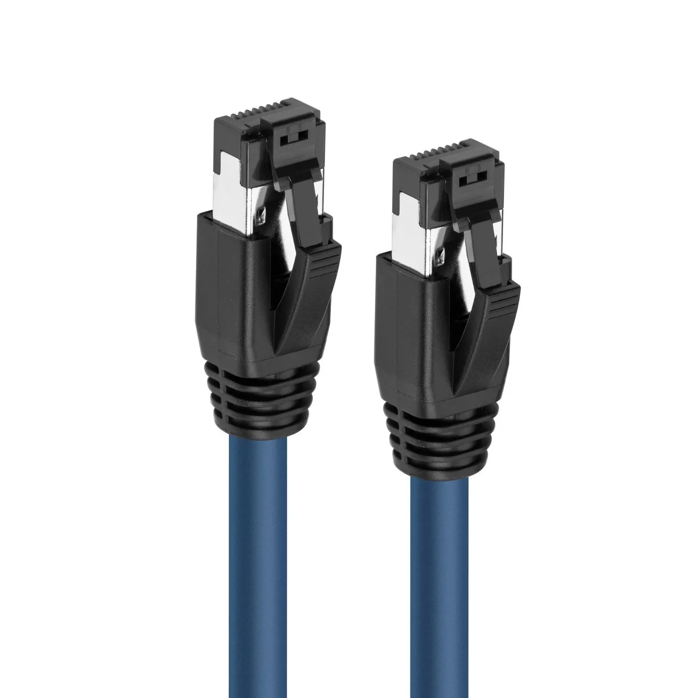 [MC-SFTP802B] MicroConnect Câble réseau CAT8.1 S/FTP 2m Bleu LSZH Blindé, AWG 24