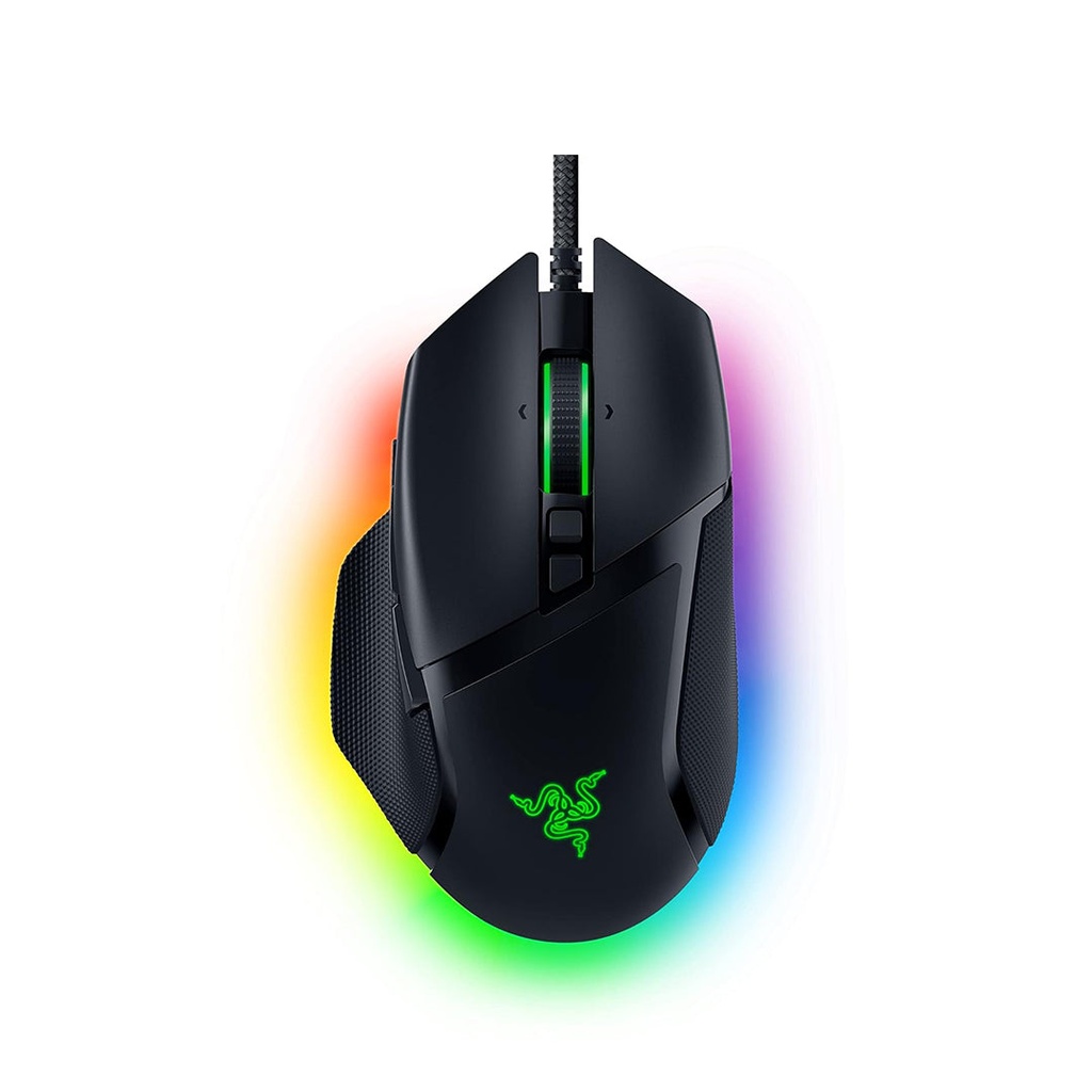 [B097F8H1MC] Razer Basilisk V3 - Souris Gaming Filaire (10+1 Boutons programmables, Molette HyperScroll Tilt, Interrupteur de Souris Optique, Capteur Optique Focus+ 26K DPI) Noir
