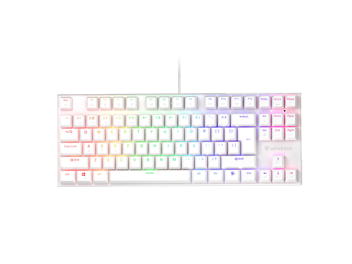 Genesis Thor 303 TKL RGB Gaming Keyboard White FR