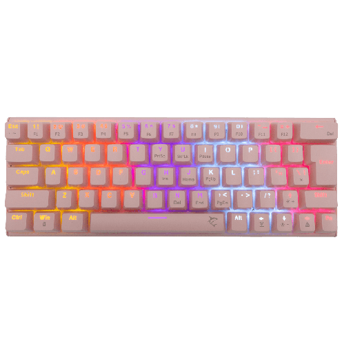 White Shark WAKIZASHI RGB Mechanical Keyboard Pink